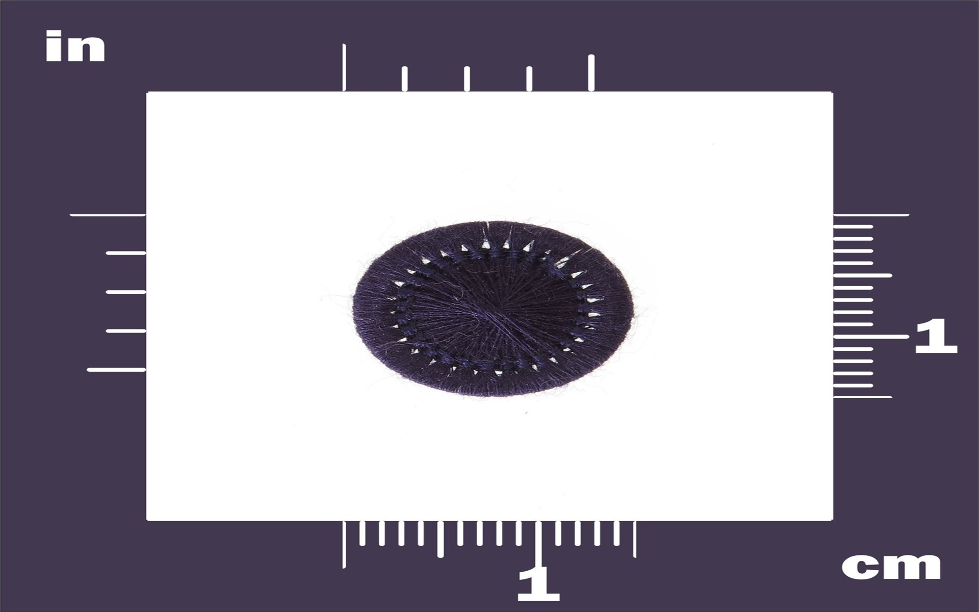 Thread Buttons - Elisabeth - Bleu Insigne - 15 mm