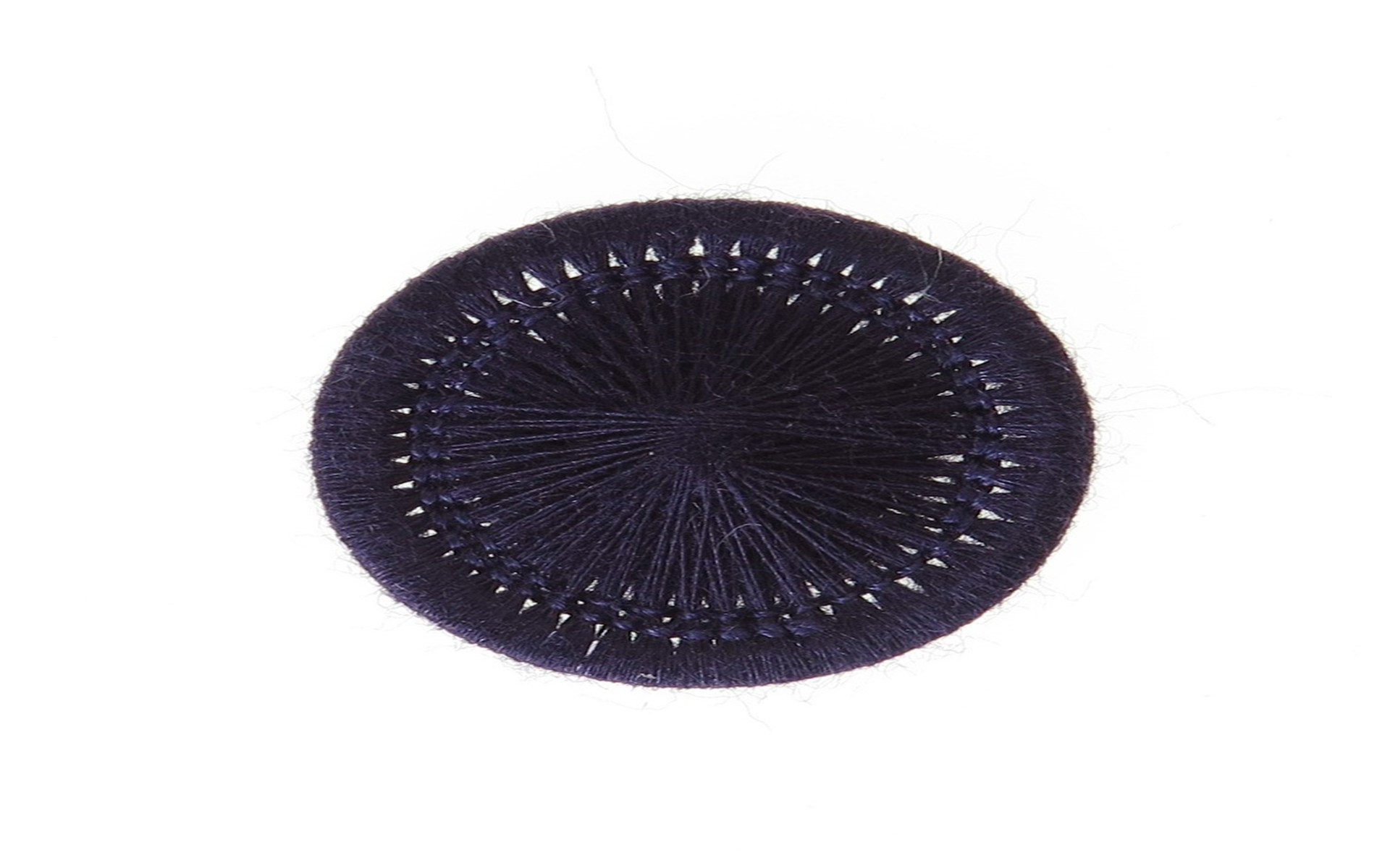 Bouton Mouliné - Elisabeth - Bleu Insigne - 20 mm