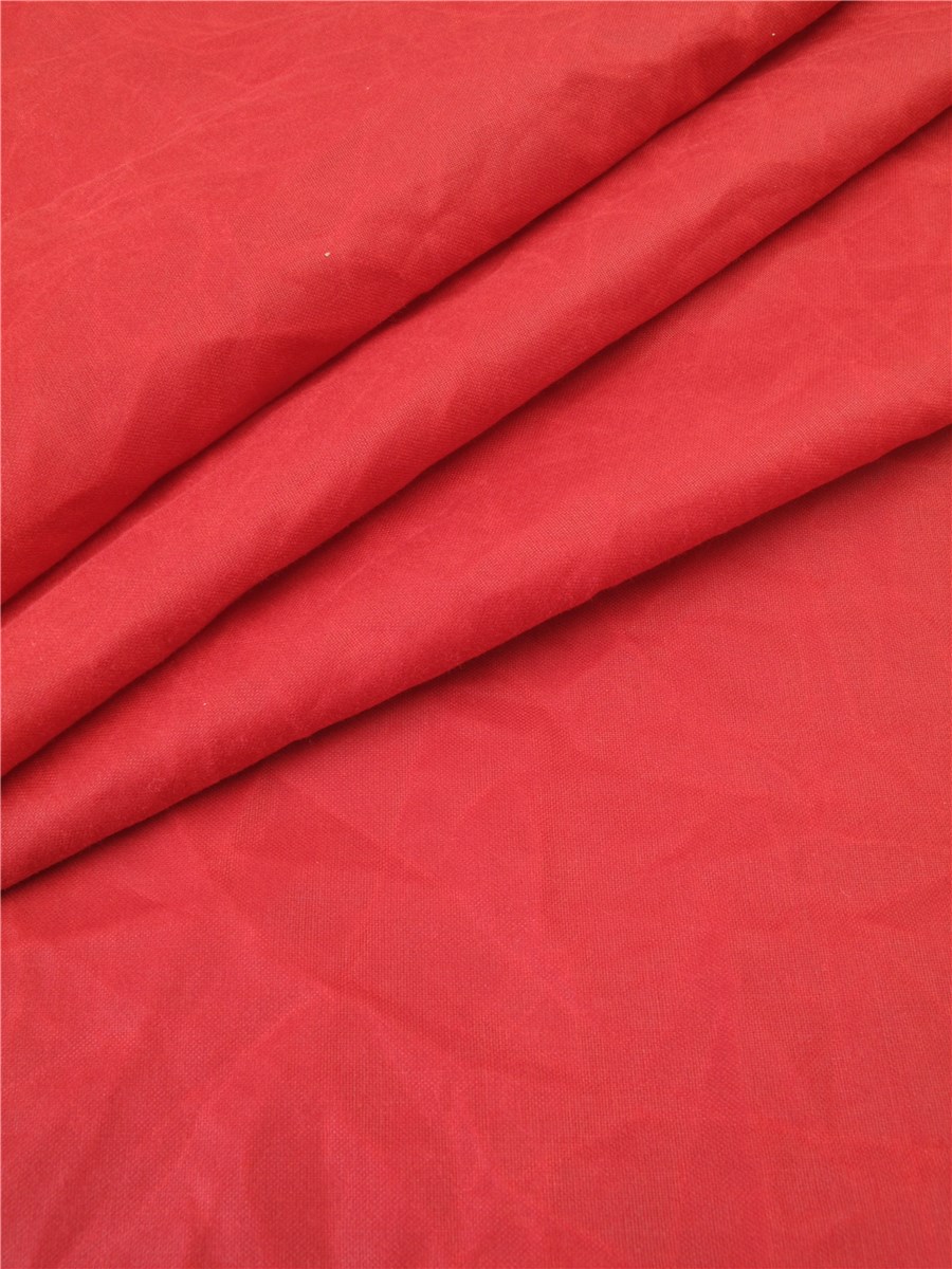WAX pur coton - Uni - Rouge