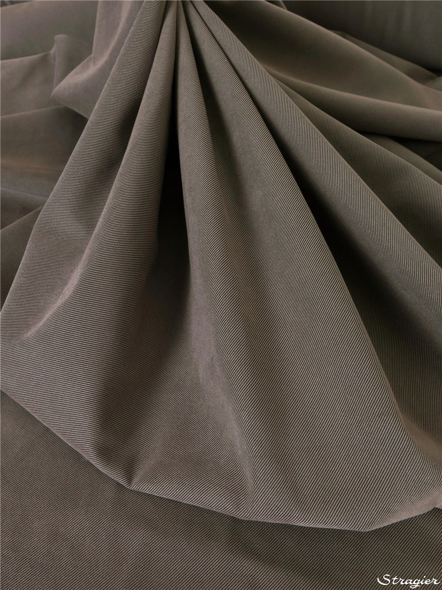 Denim Fabrics - waterproof - soft - Plain - Gris Taupe