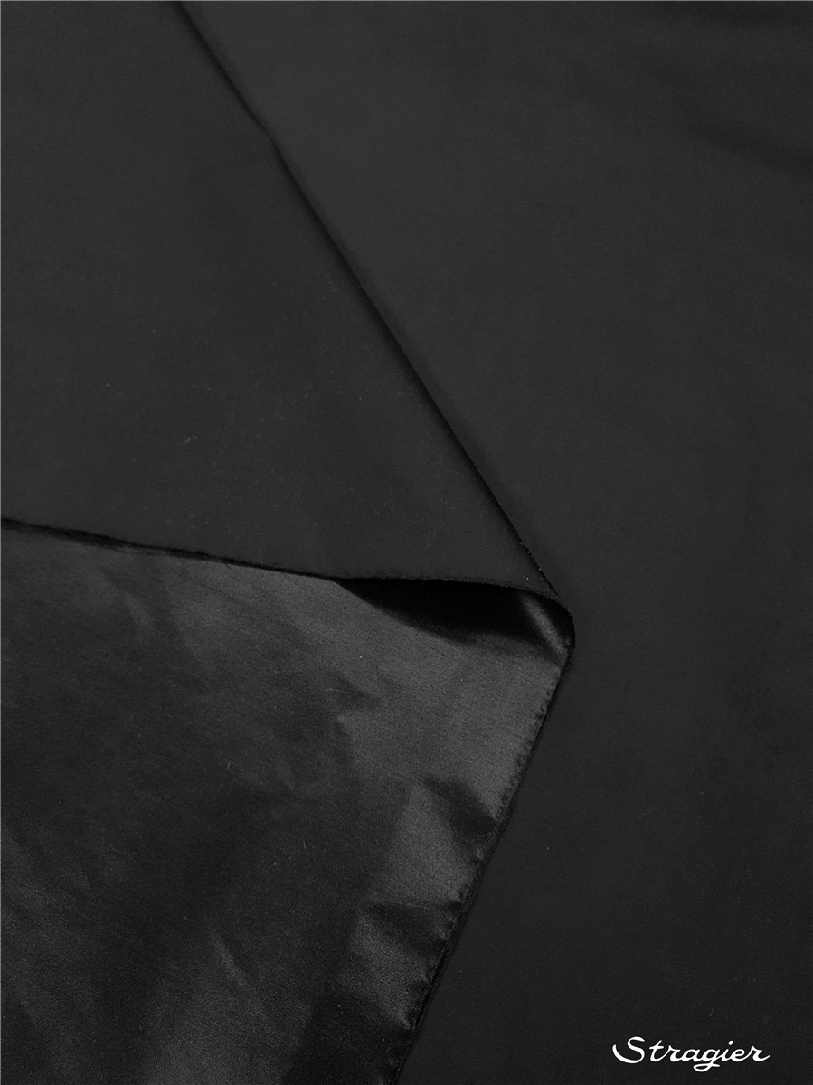 Waterproof Fabric - micro - medium - Plain - Noir