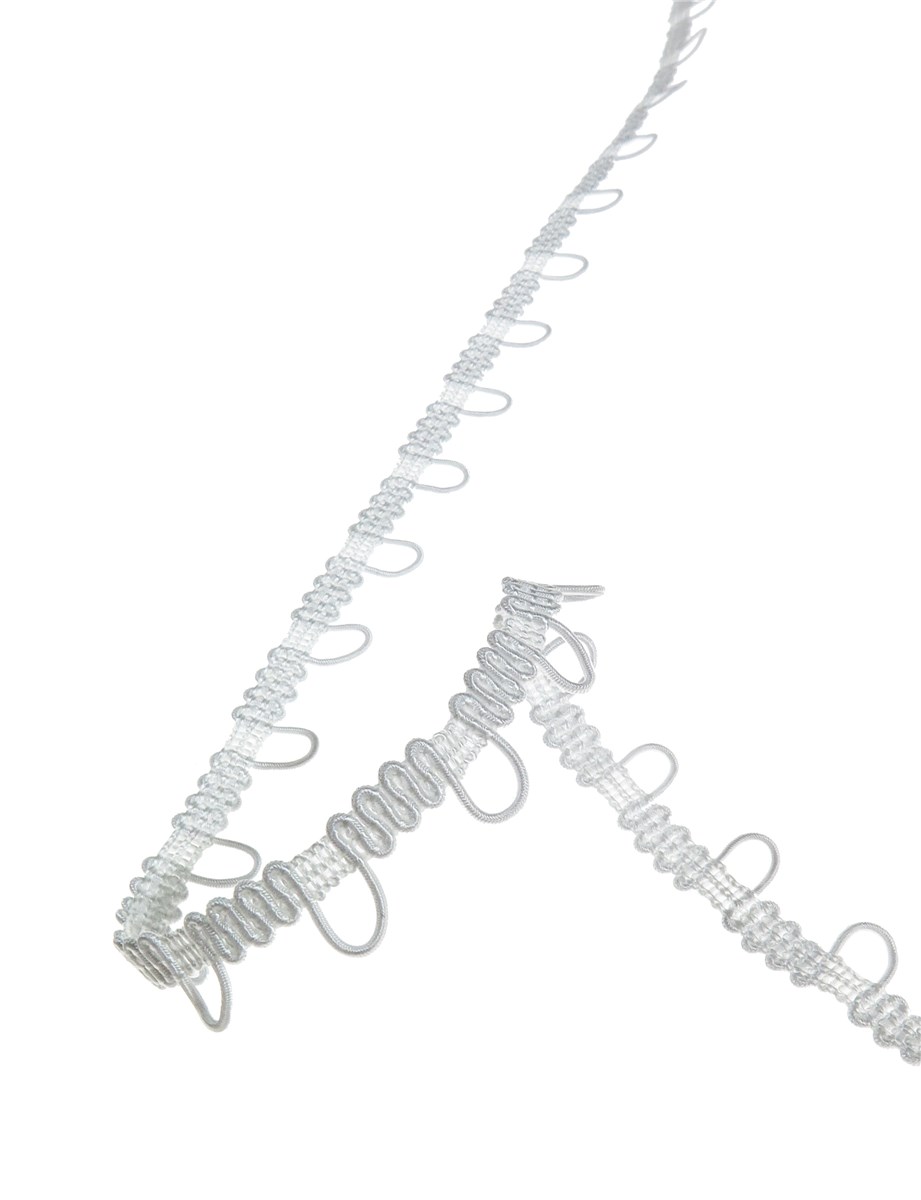Lichette Boutonnières élastiques - uni - Blanc
