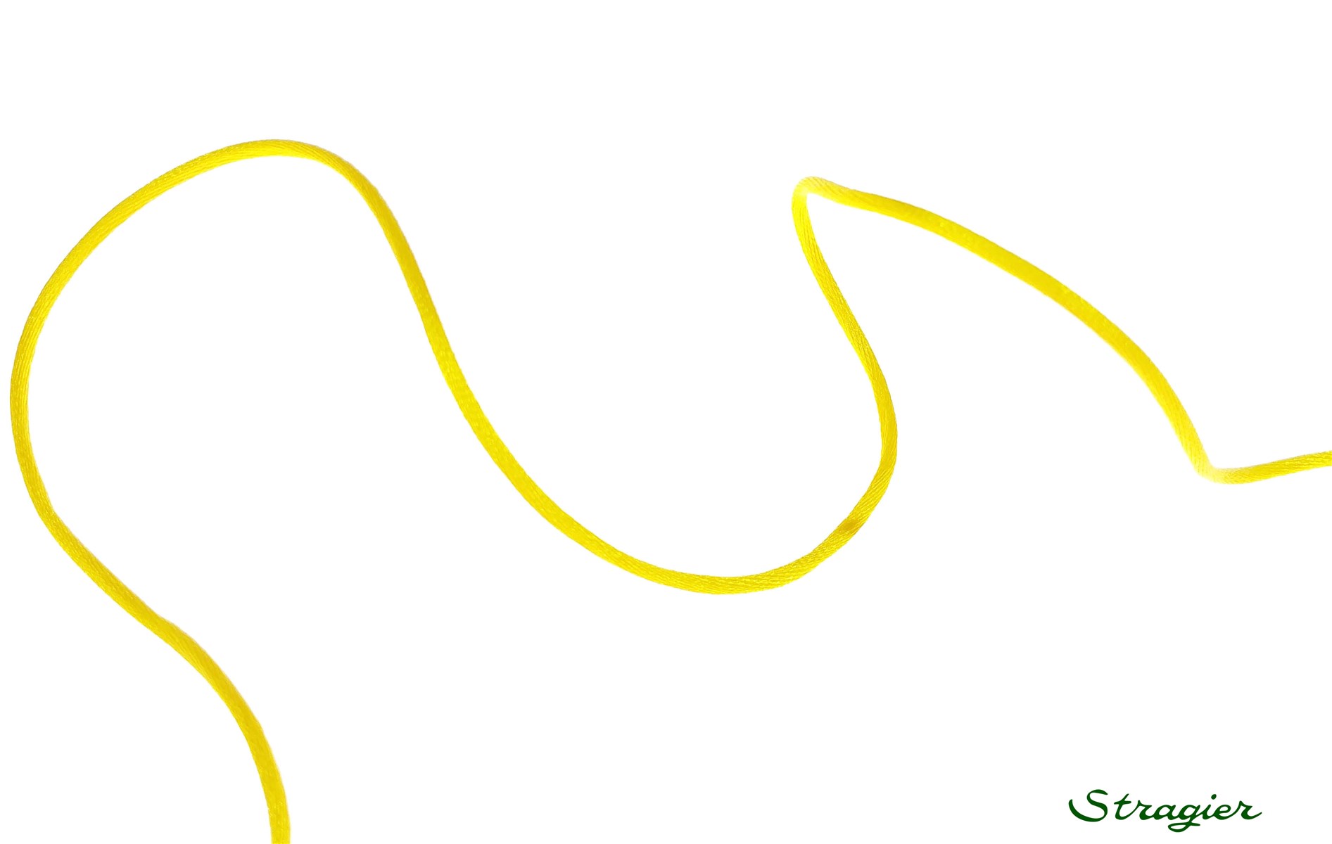 Queue de Rat - uni - Jaune 