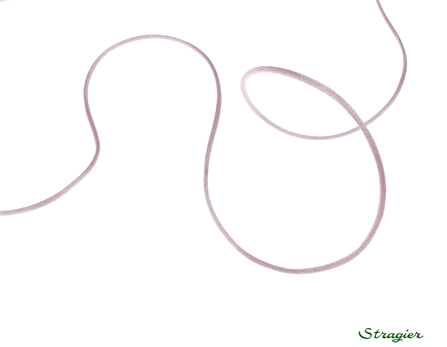 Queue de Rat - uni - Rose zéphyr 
