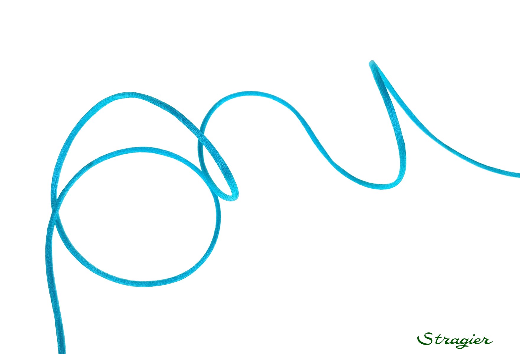 Queue de Rat - uni - Turquoise 