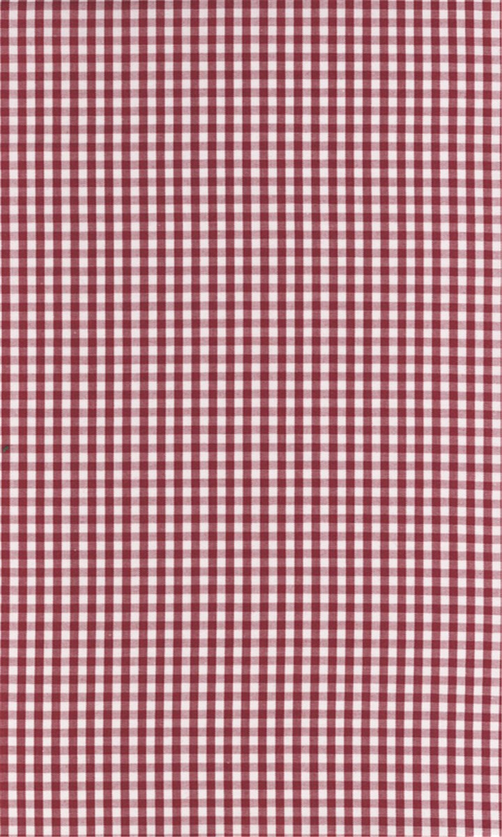 Popeline - Vichy 3mm - Bordeaux 
