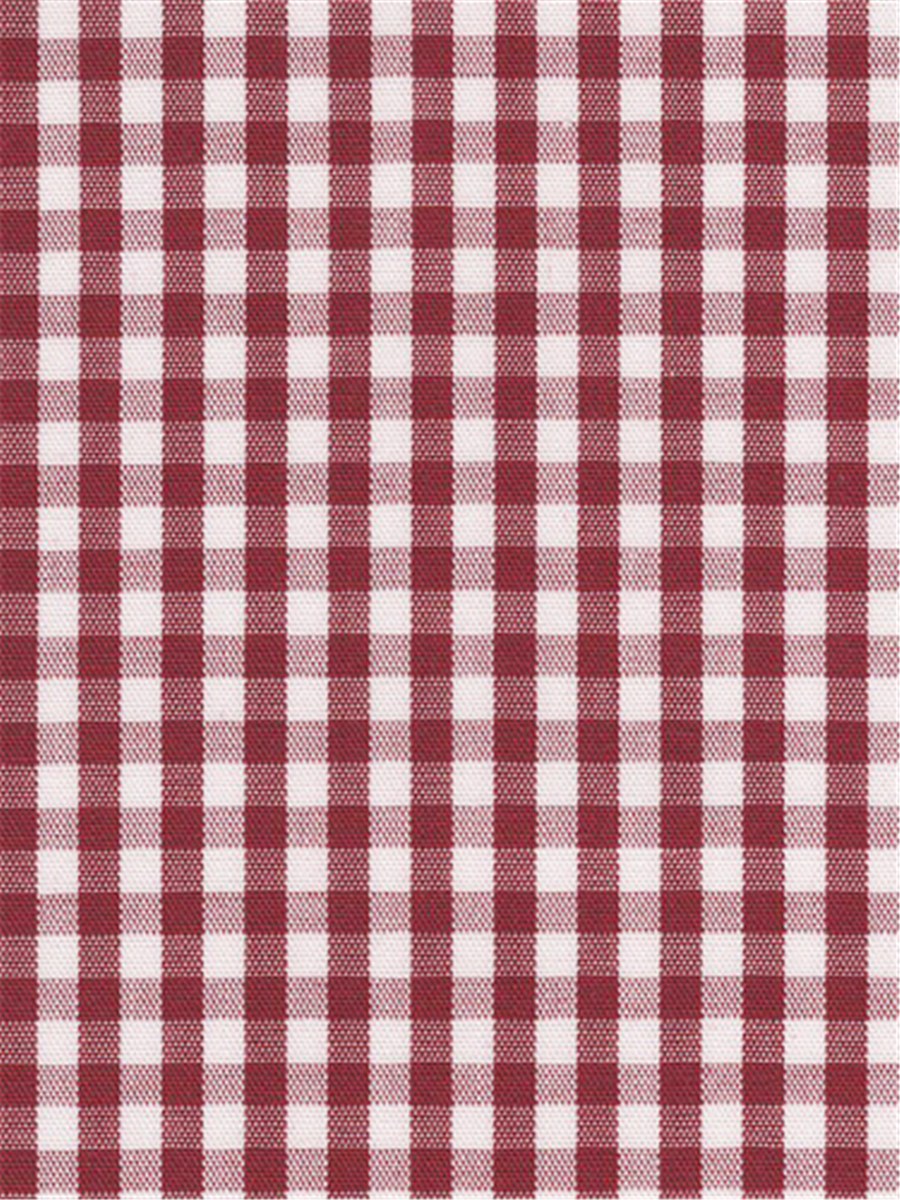 Poplin - Vichy 3mm - Bordeaux