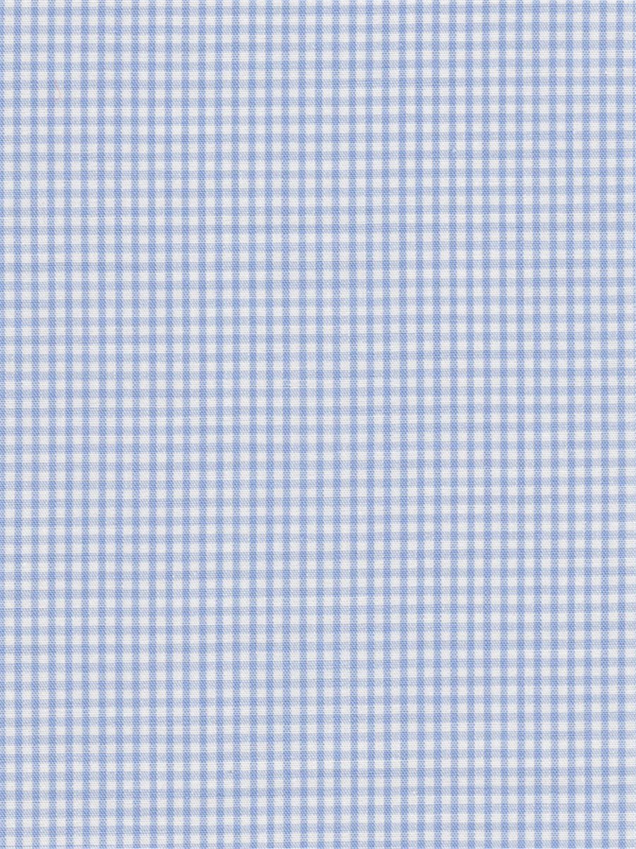 Popeline - Vichy 1mm - Ciel 