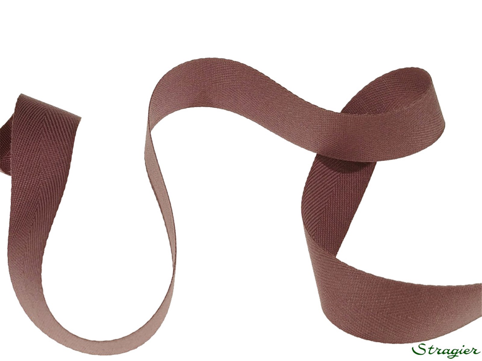 Ruban Coton sergé - uni - 419 Orchidée - 20 mm