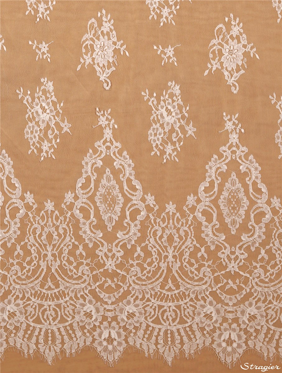 Calais Lace - Lisonie - Stragier Ivory - 130 cm