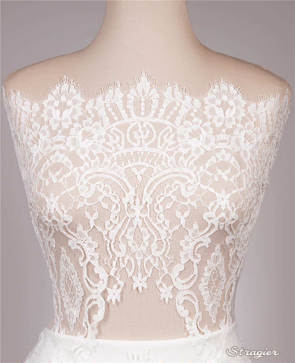 Dentelle de Calais - Lisonie - Ivoire Stragier - 130 cm