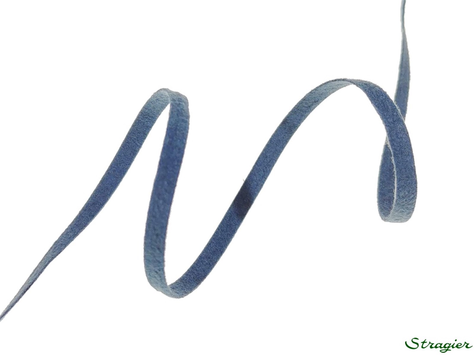 Suédine Trim - Plain - 26 Bleu Denim - 3 mm