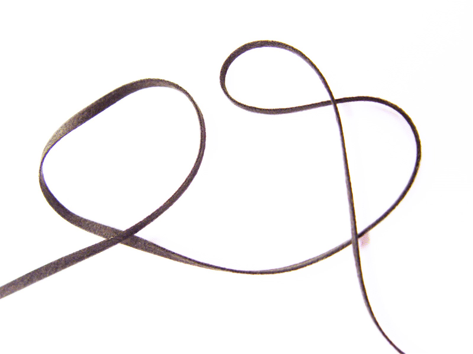 Lacette Suédine - Uni - 1 Gris Acier - 3 mm