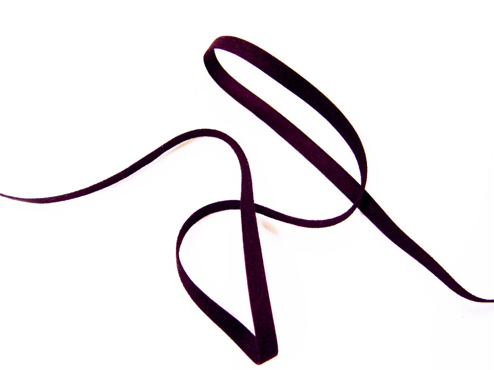 Suédine Trim - Plain - 50 Prune - 5 mm