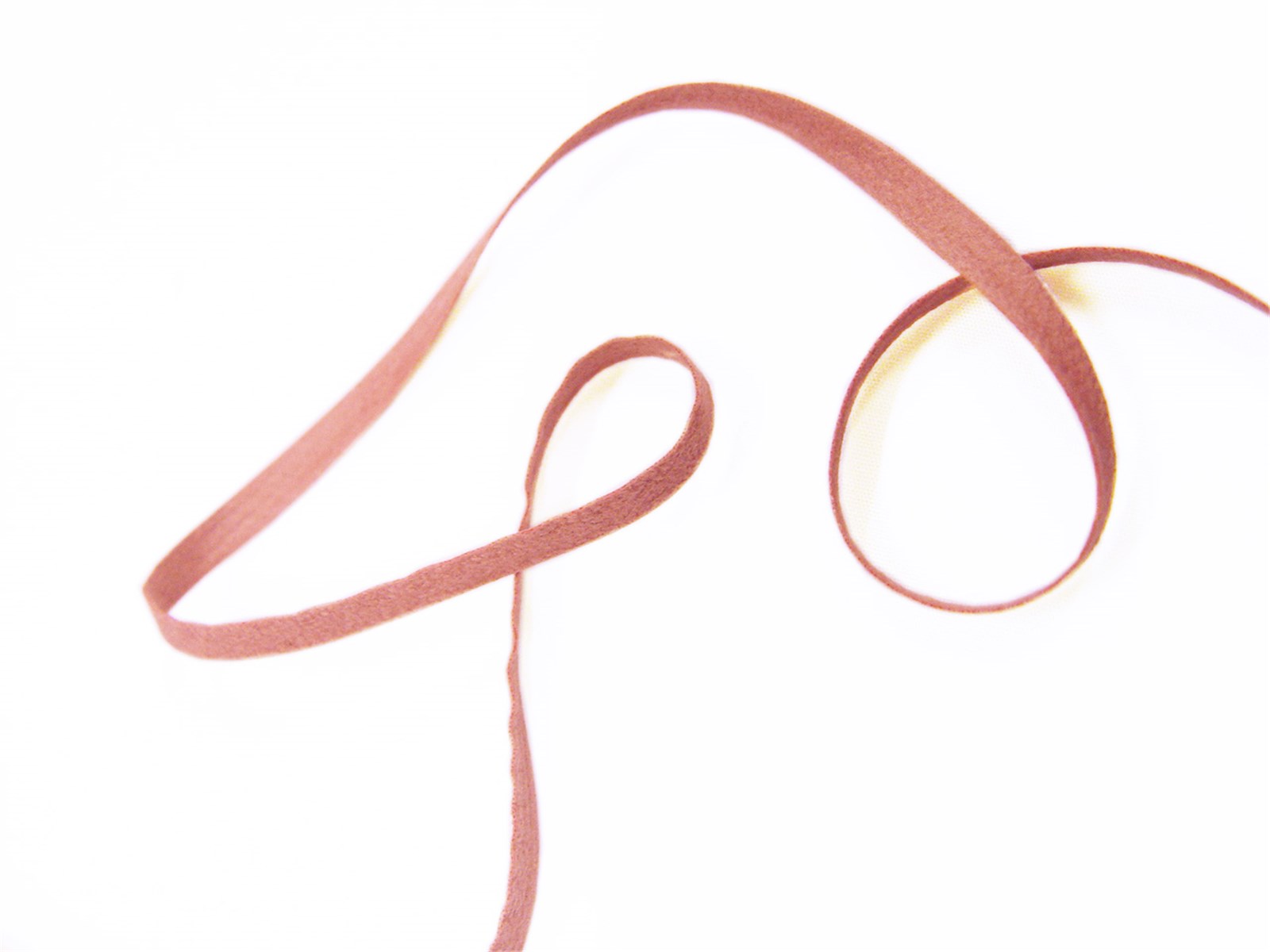 Suédine Trim - Plain - 22 Rose Zéphir - 5 mm