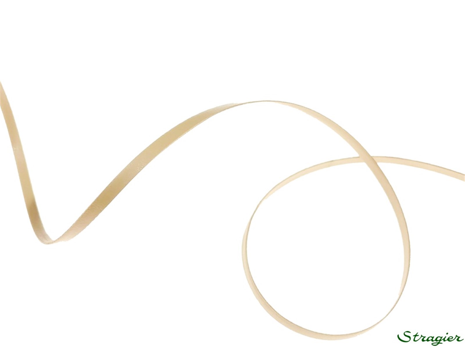 Lacette Simili-Cuir - Uni - 13 Beige - 3 mm
