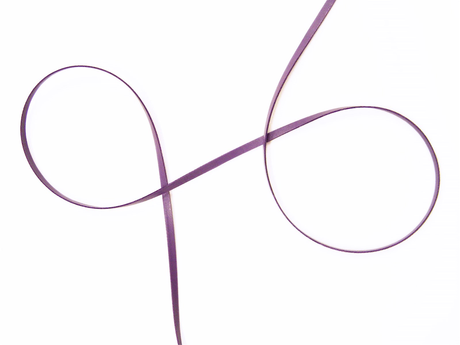 Faux Leather Trim - Plain - 21 Violet - 3 mm