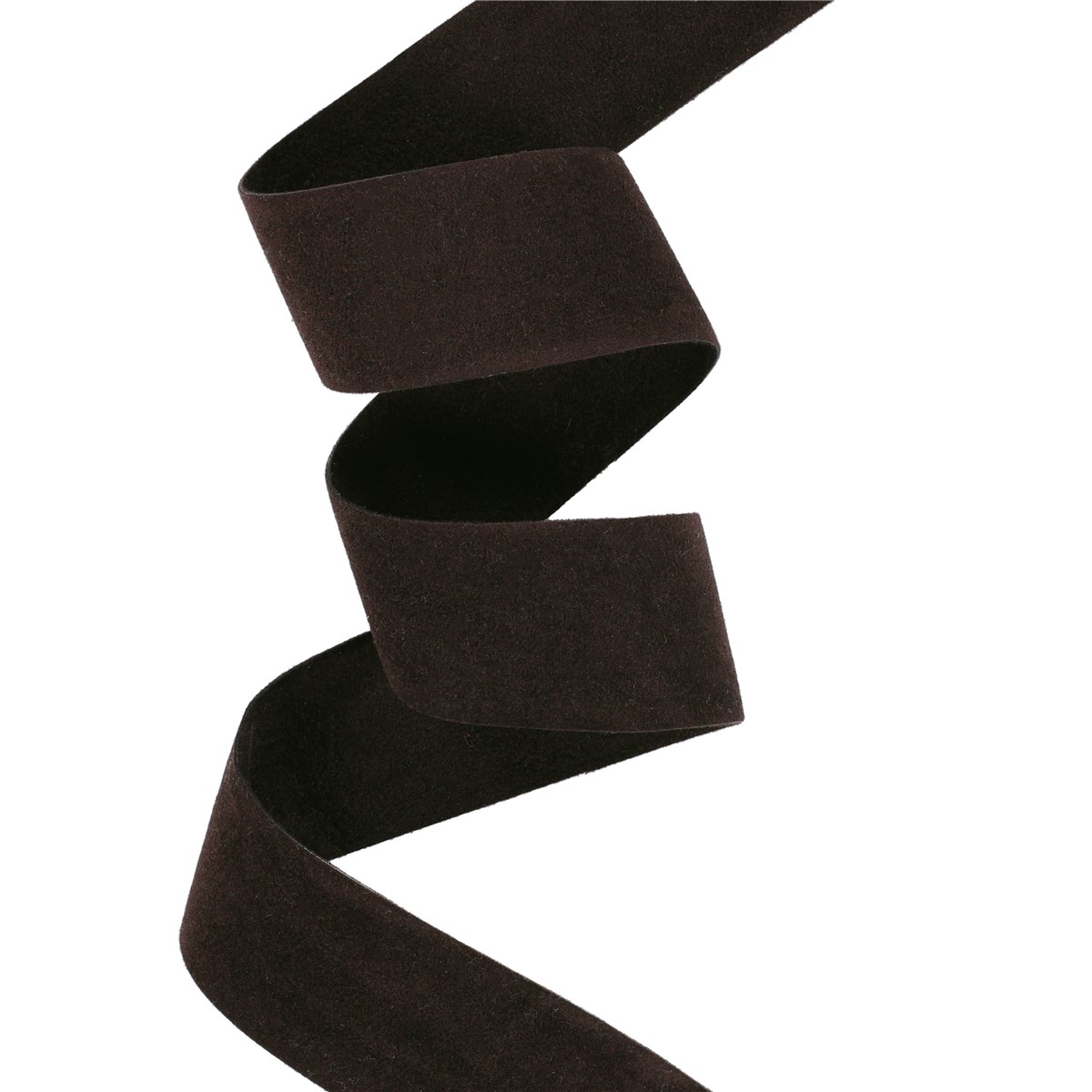 Lacette Suédine - Uni - 27 Chocolat - 30 mm