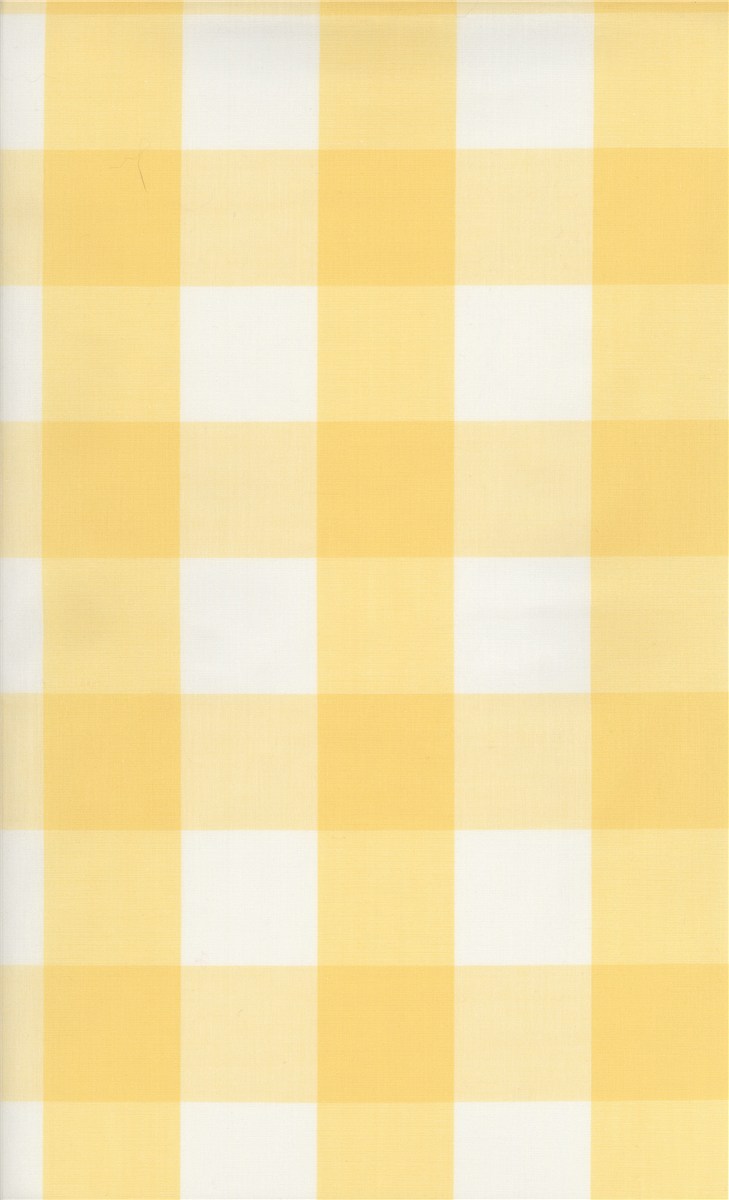 Poplin - Vichy 40mm - Jaune Soleil