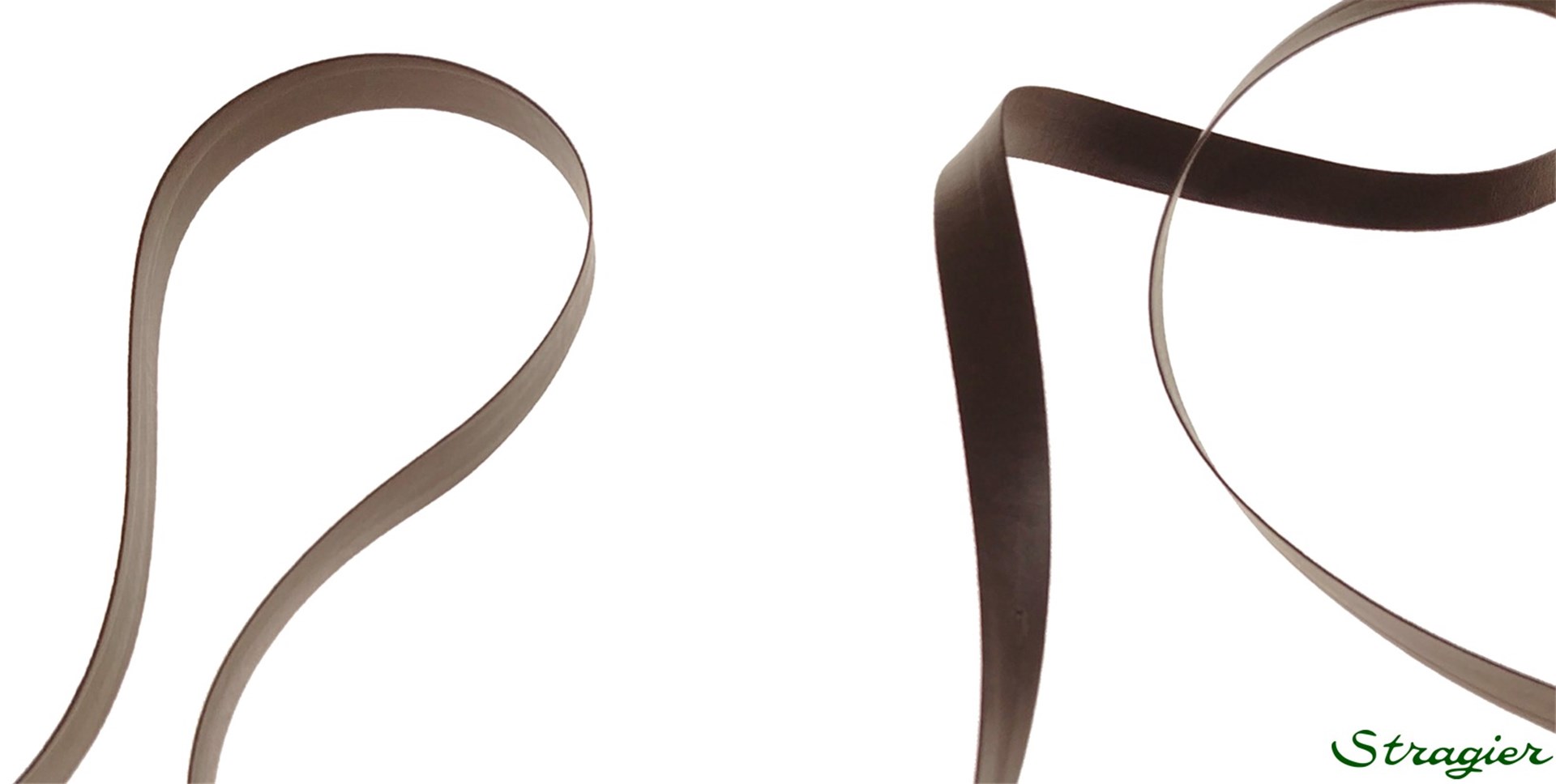Faux Leather Trim - Plain - 5 Café - 10 mm