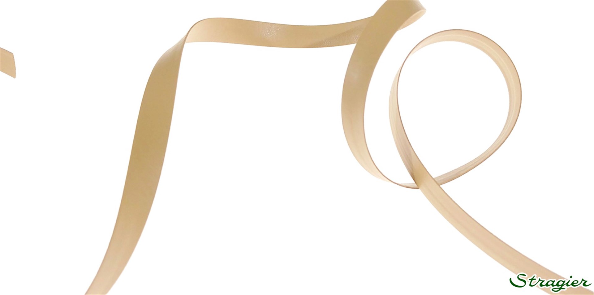 Faux Leather Trim - Plain - 13 Beige - 10 mm