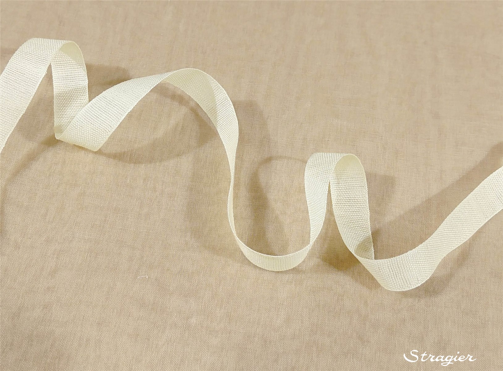 Cotton Tape - Plain - 245 Ivoire - 10 mm