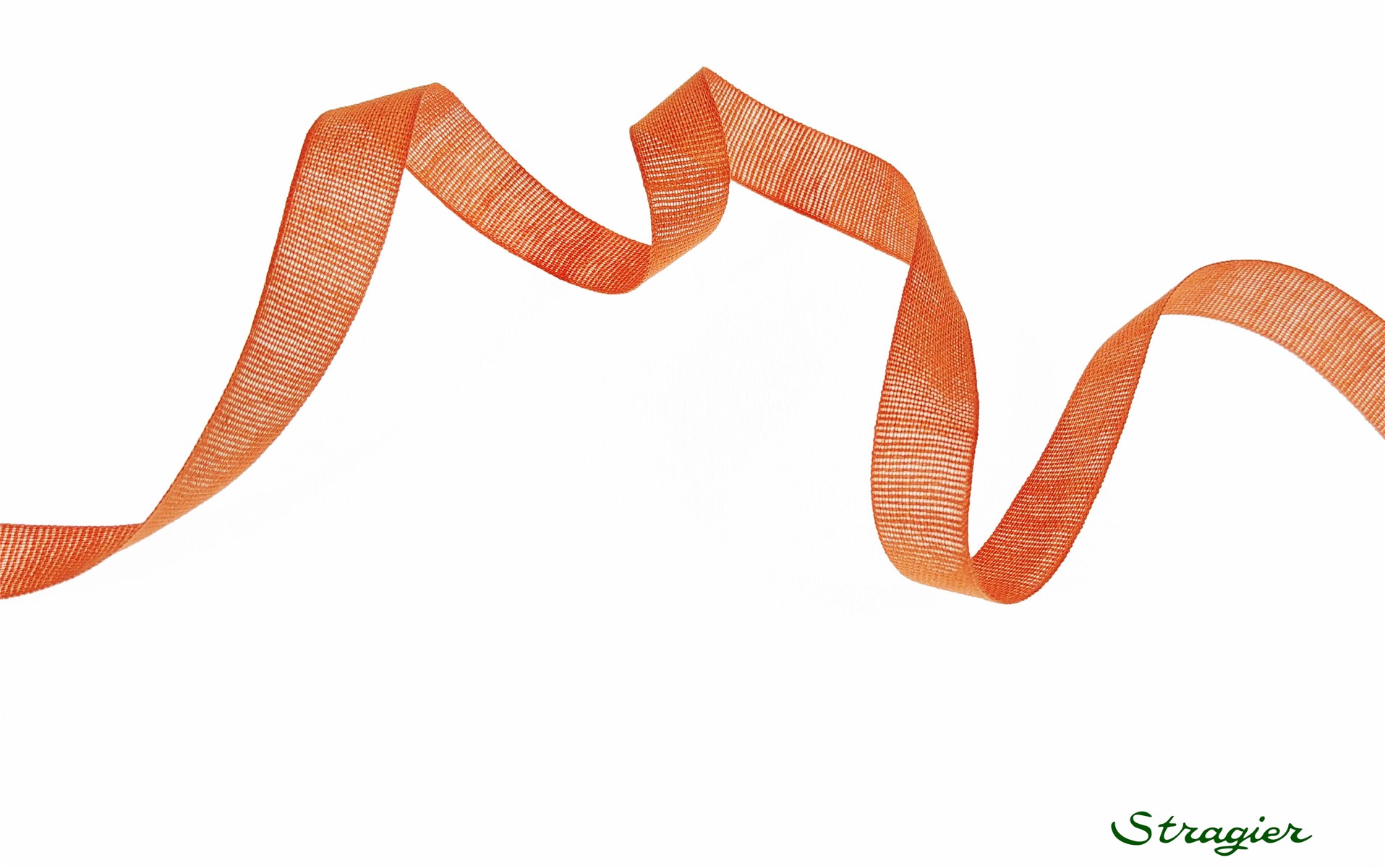 Cotton Tape - Plain - 352 Mandarine - 10 mm