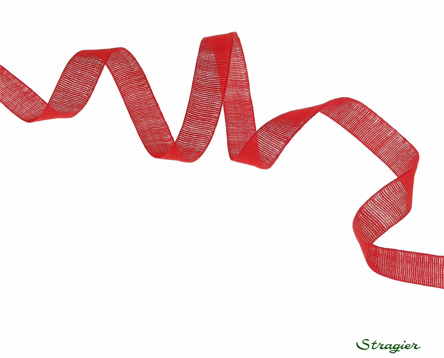 Cotton Tape - Plain - 360 Rouge - 10 mm
