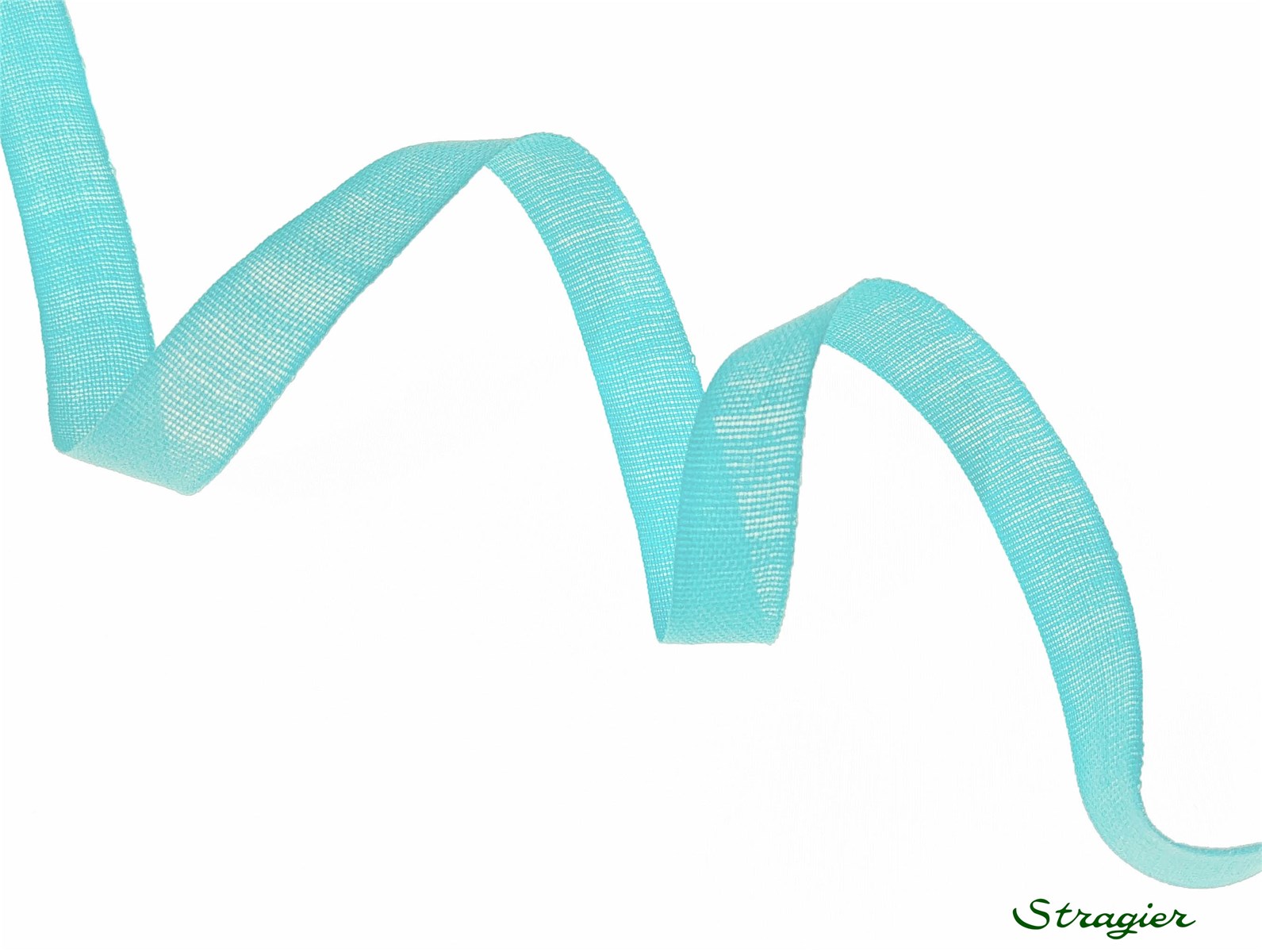 Cotton Tape - Plain - 369 Turquoise - 10 mm