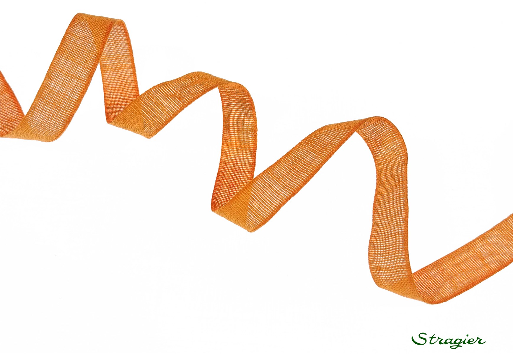 Cotton Tape - Plain - 433 Orange - 10 mm