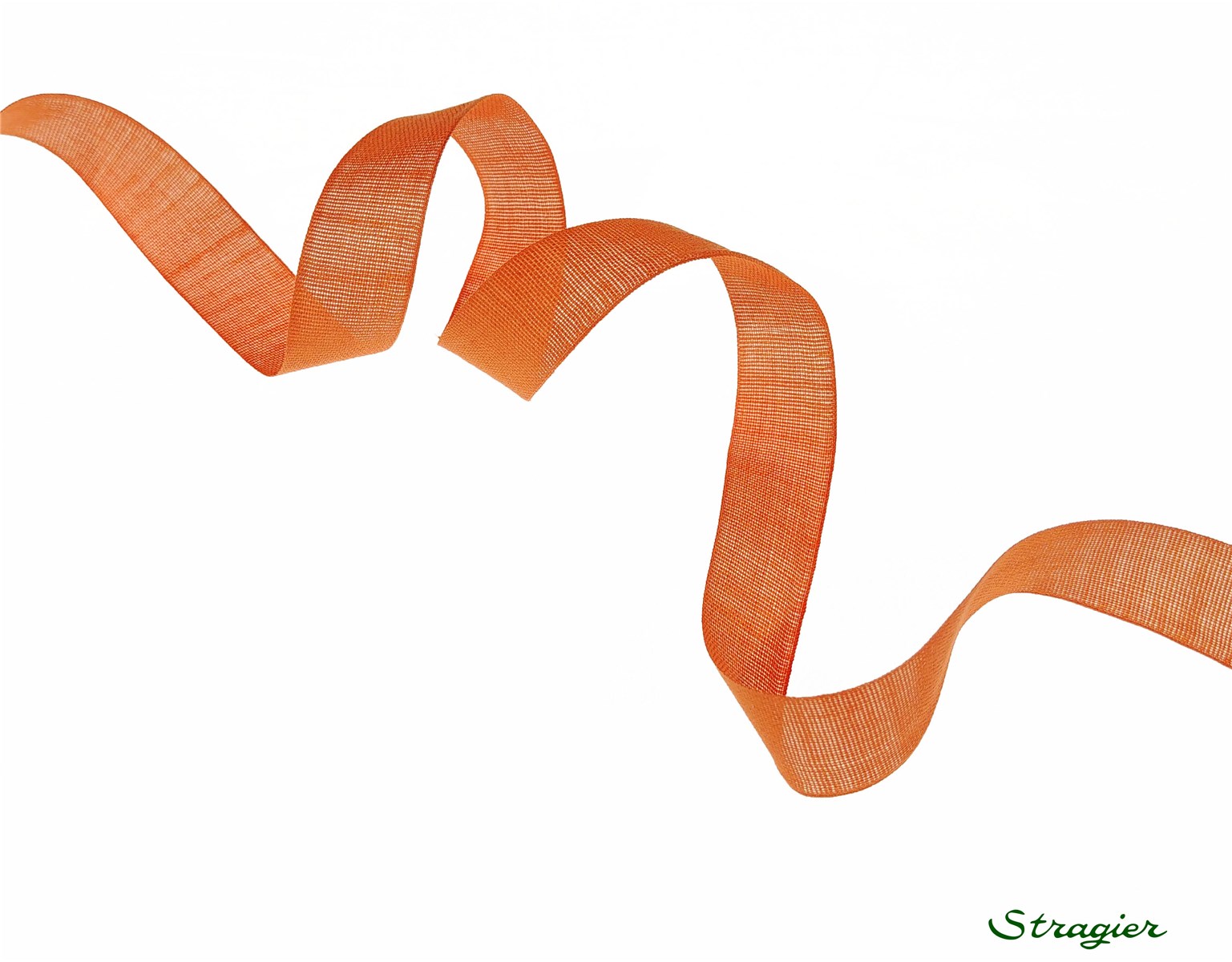 Cotton Tape - Plain - 352 Mandarine - 15 mm