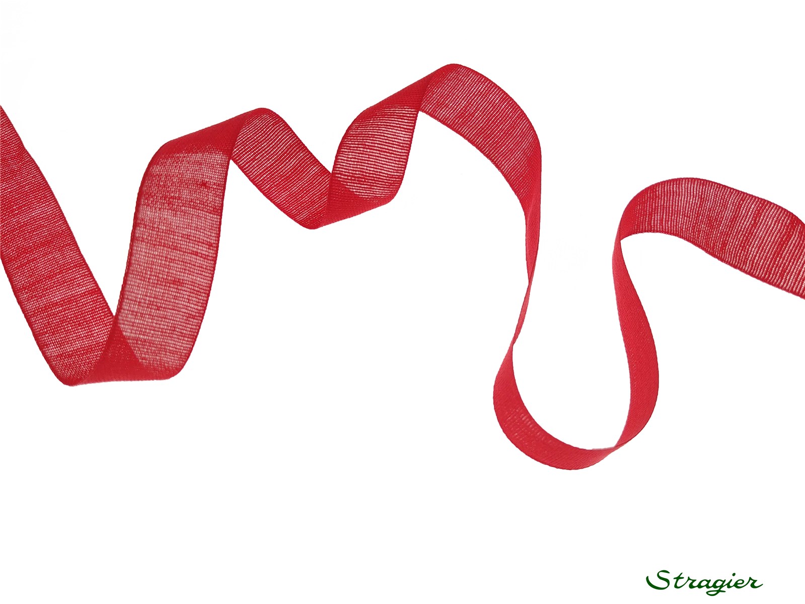 Cotton Tape - Plain - 360 Rouge - 15 mm