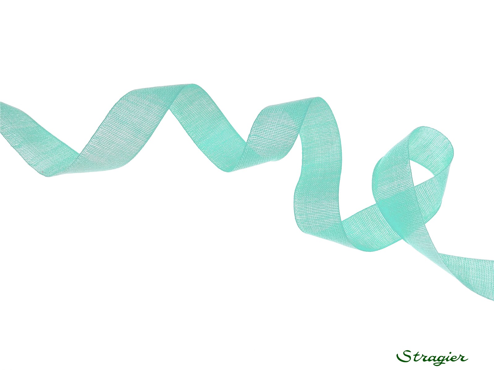 Cotton Tape - Plain - 369 Turquoise - 15 mm