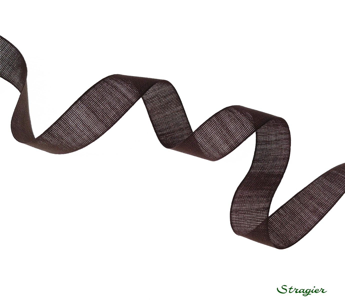 Cotton Tape - Plain - 417 Marron - 15 mm