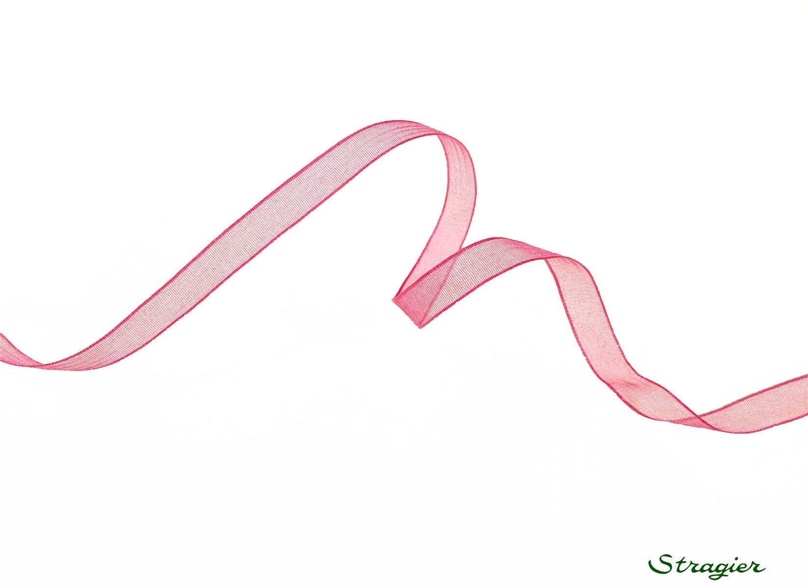 Ruban Mousseline - Uni - Fuchsia - 6 mm