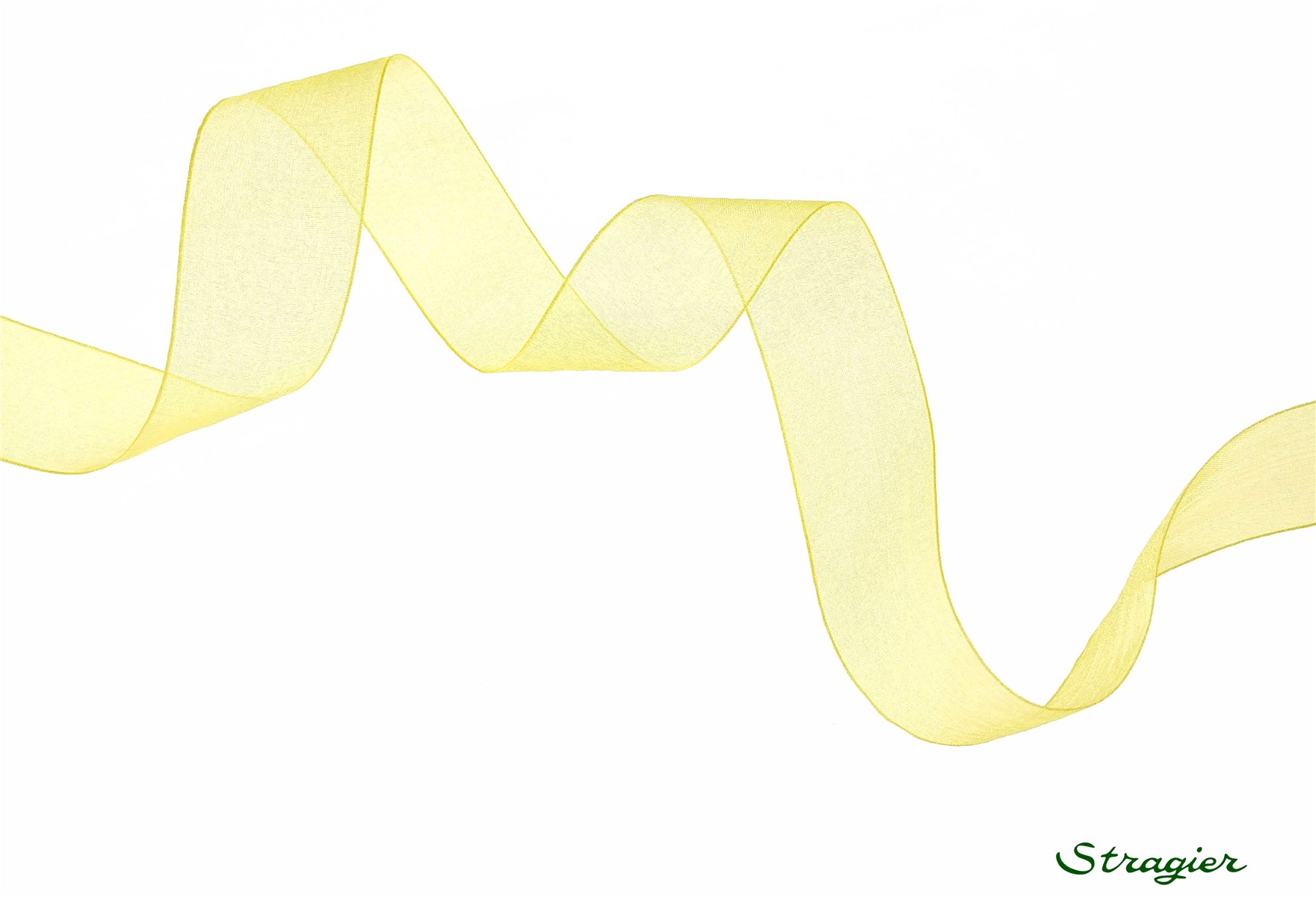 Organza Ribbon - Plain - Soleil - 25 mm