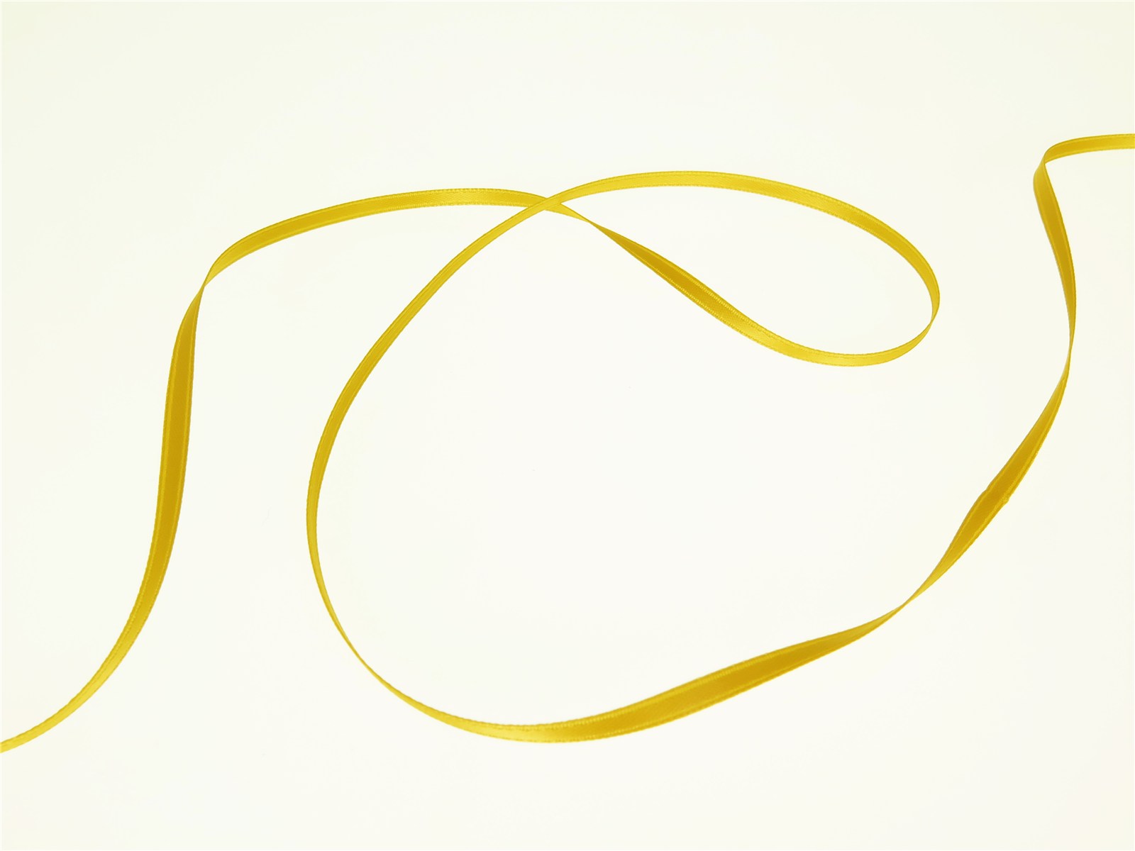 Double Face Satin Ribbon - Plain - 45 Gold - 3 mm