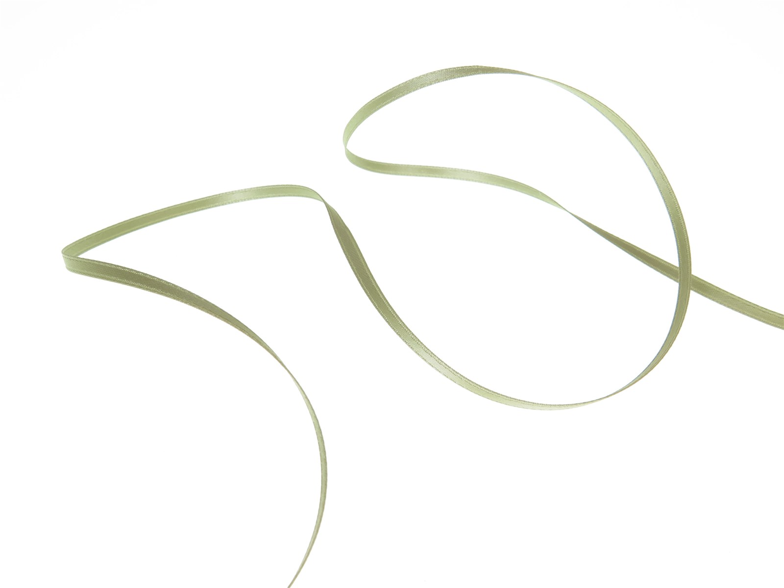 Double Face Satin Ribbon - Plain - 50 Khaki - 3 mm