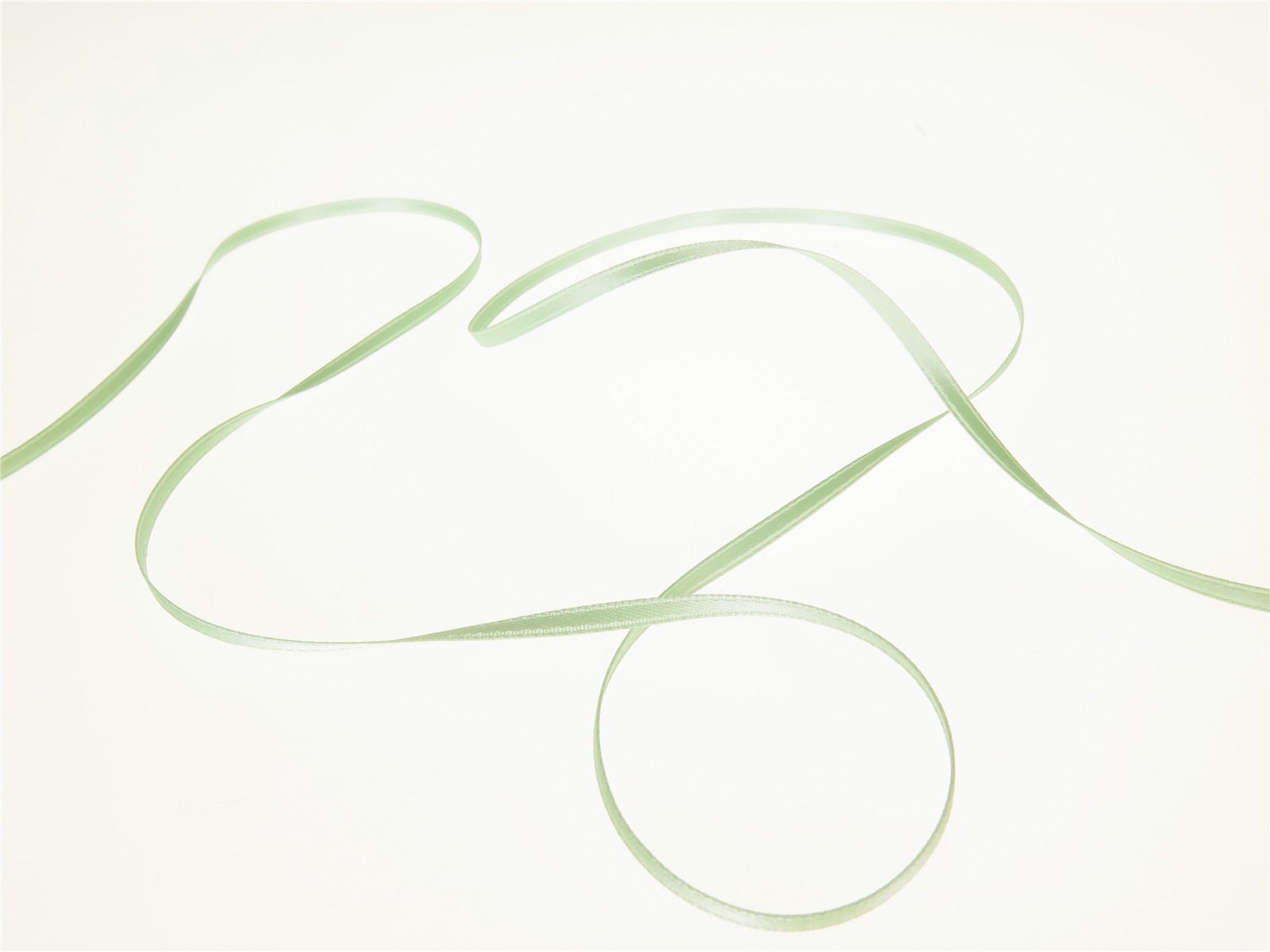 Double Face Satin Ribbon - Plain - 48 Tilleul - 3 mm