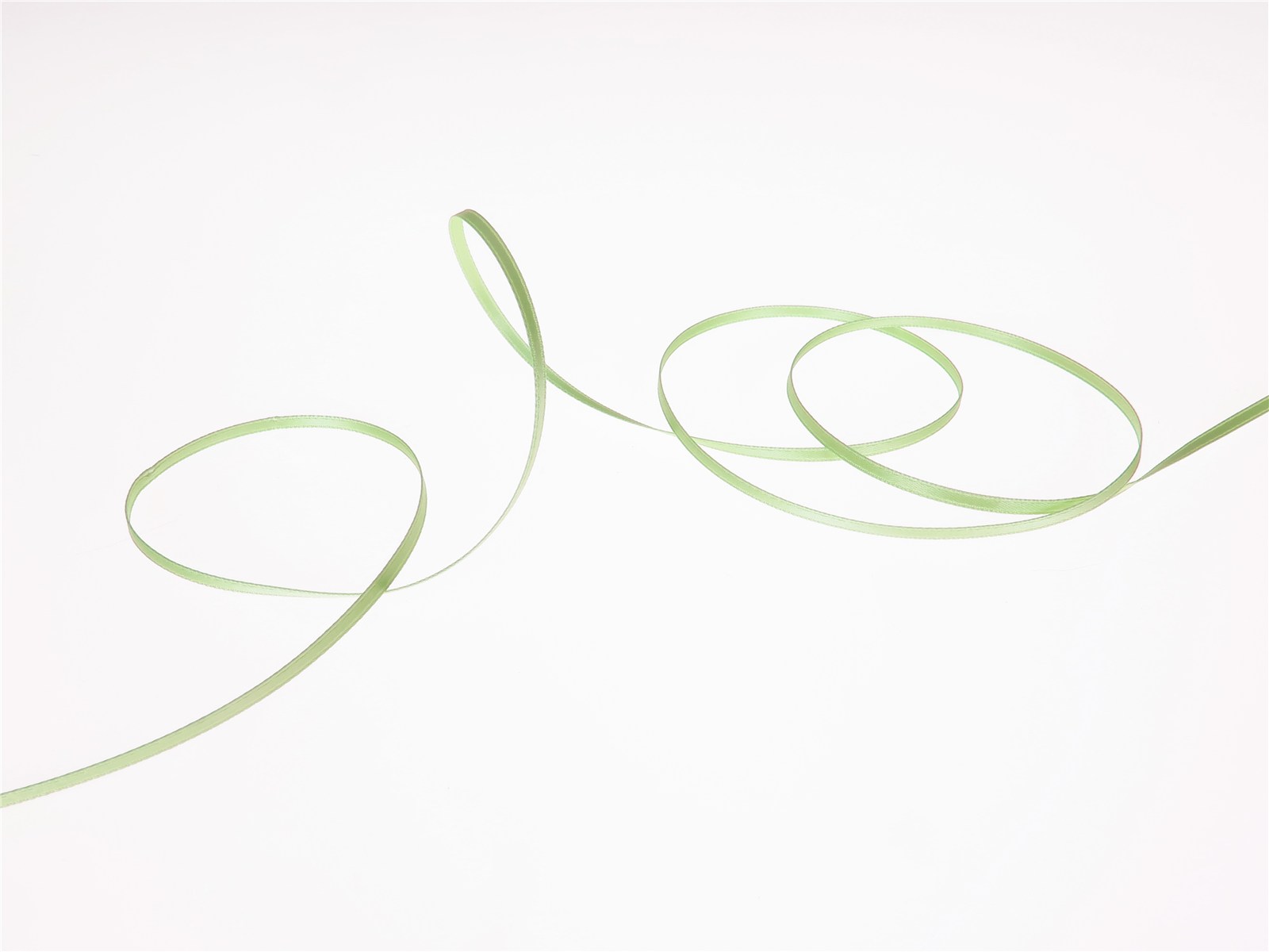 Double Face Satin Ribbon - Plain - 84 Pomme - 3 mm