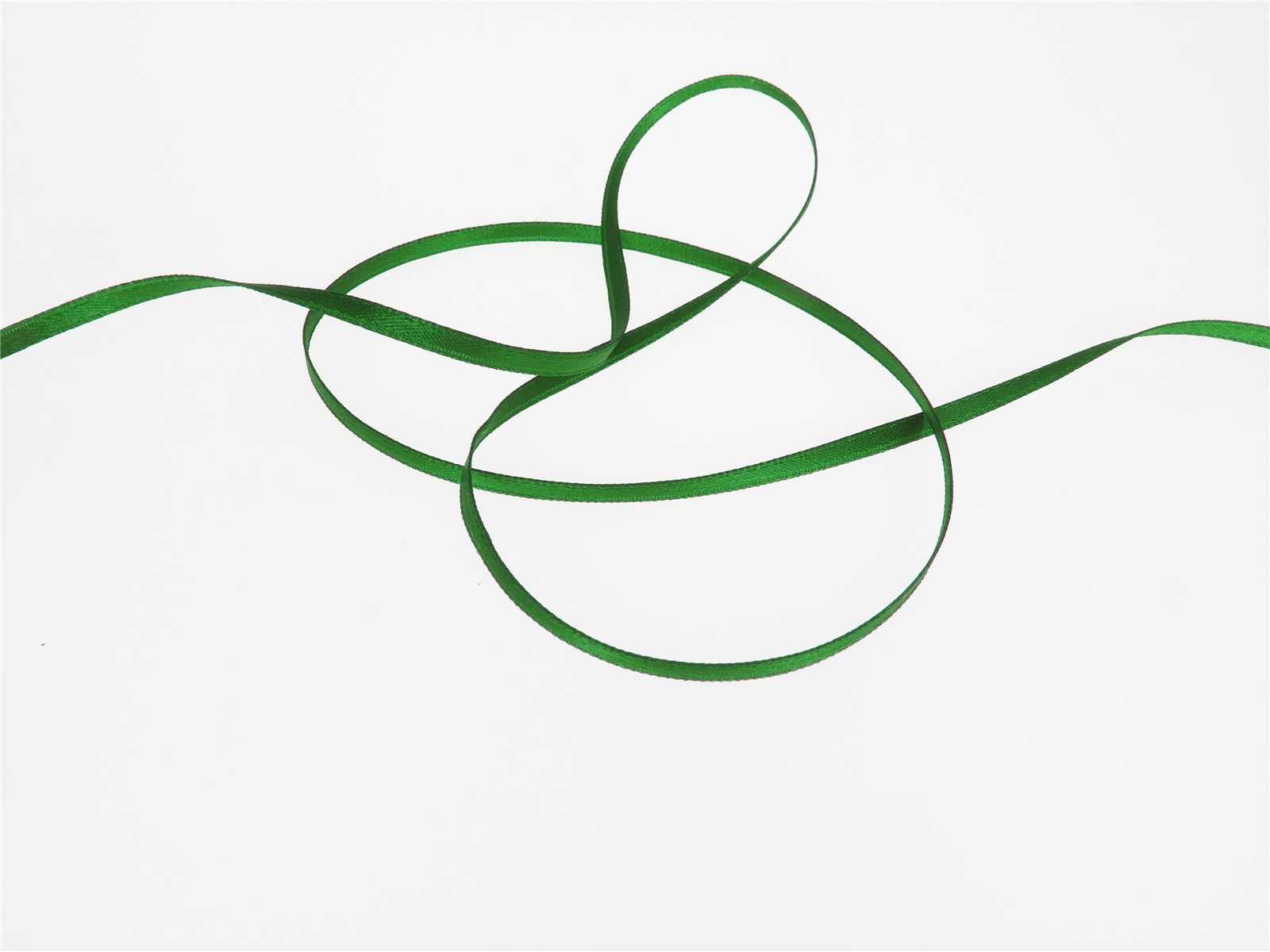 Double Face Satin Ribbon - Plain - 861 Gazon - 3 mm