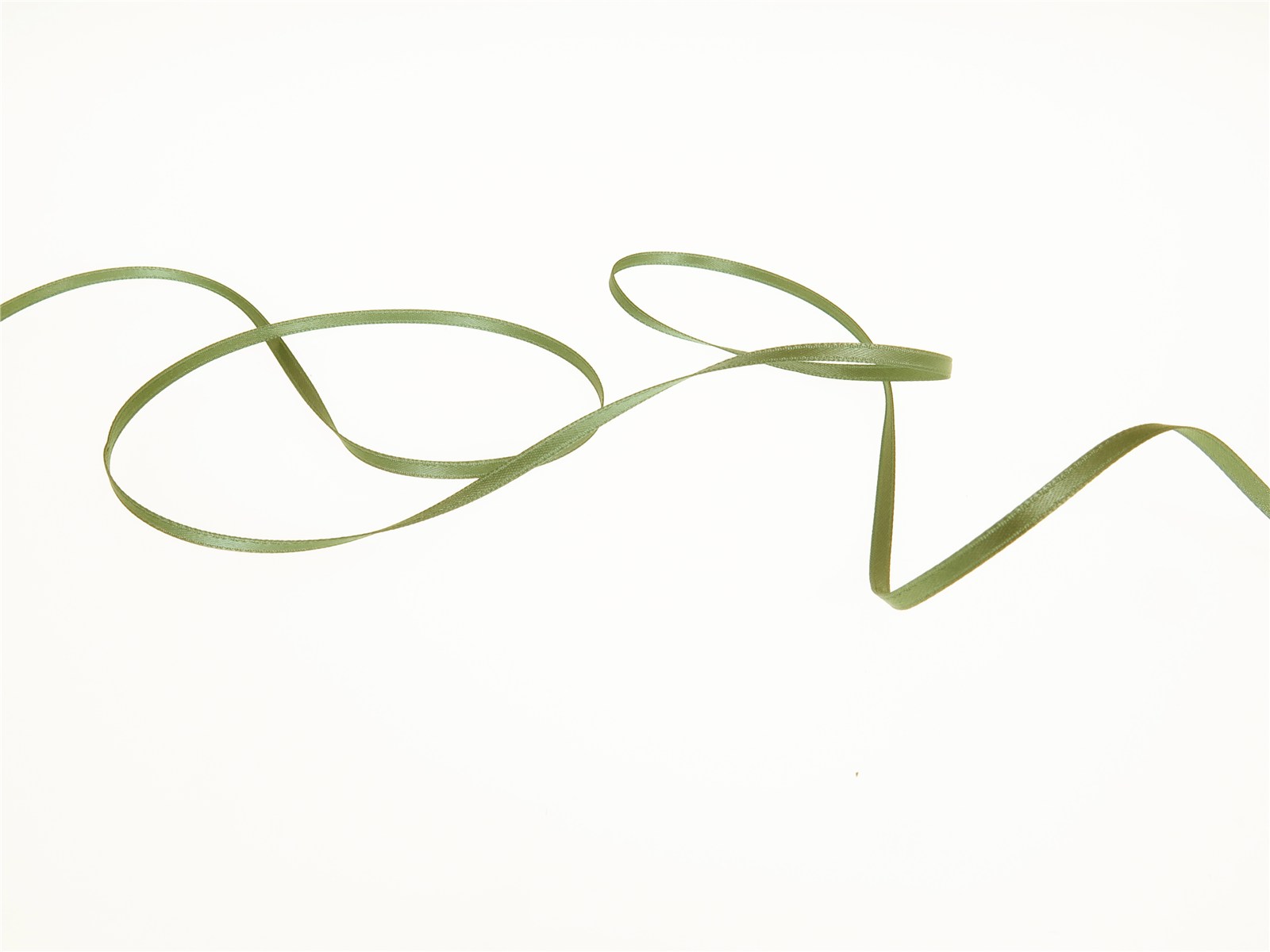 Double Face Satin Ribbon - Plain - 858 Mango Green - 3 mm