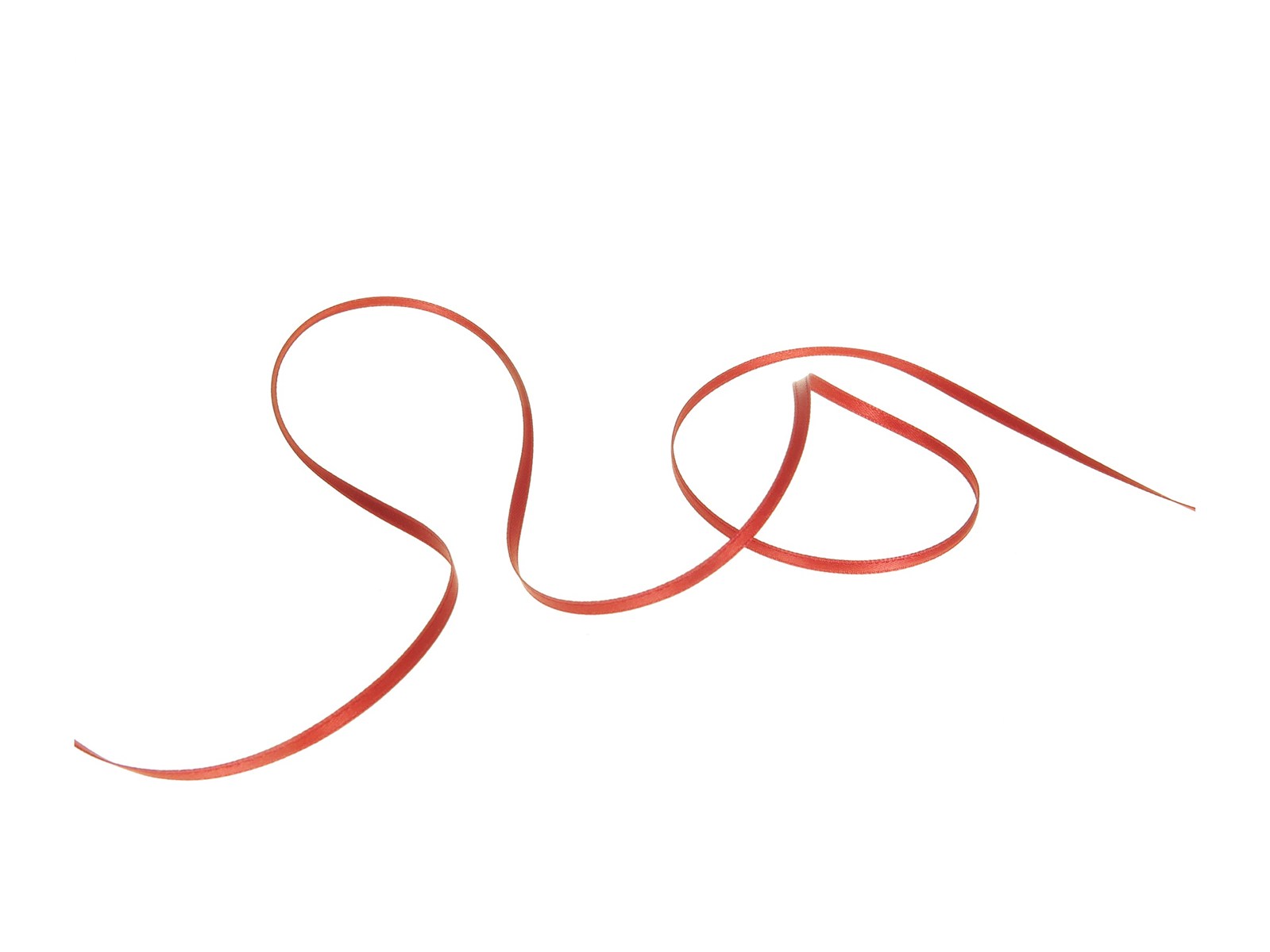 Double Face Satin Ribbon - Plain - 44 Rouille - 3 mm