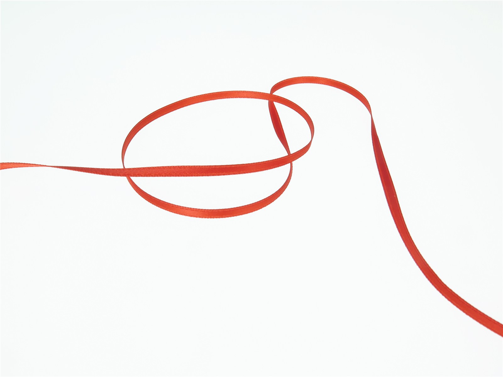 Double Face Satin Ribbon - Plain - 148 Corail - 3 mm