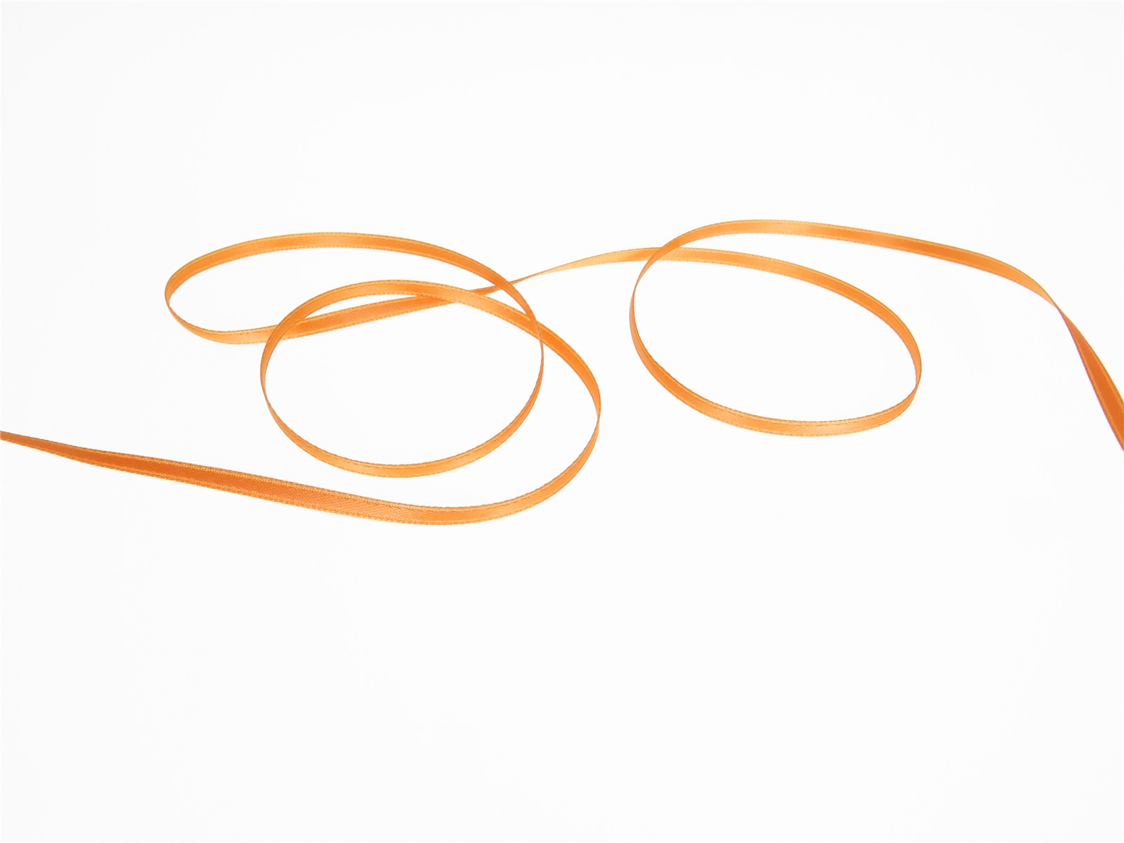 Double Face Satin Ribbon - Plain - 105 Pfirsich - 3 mm