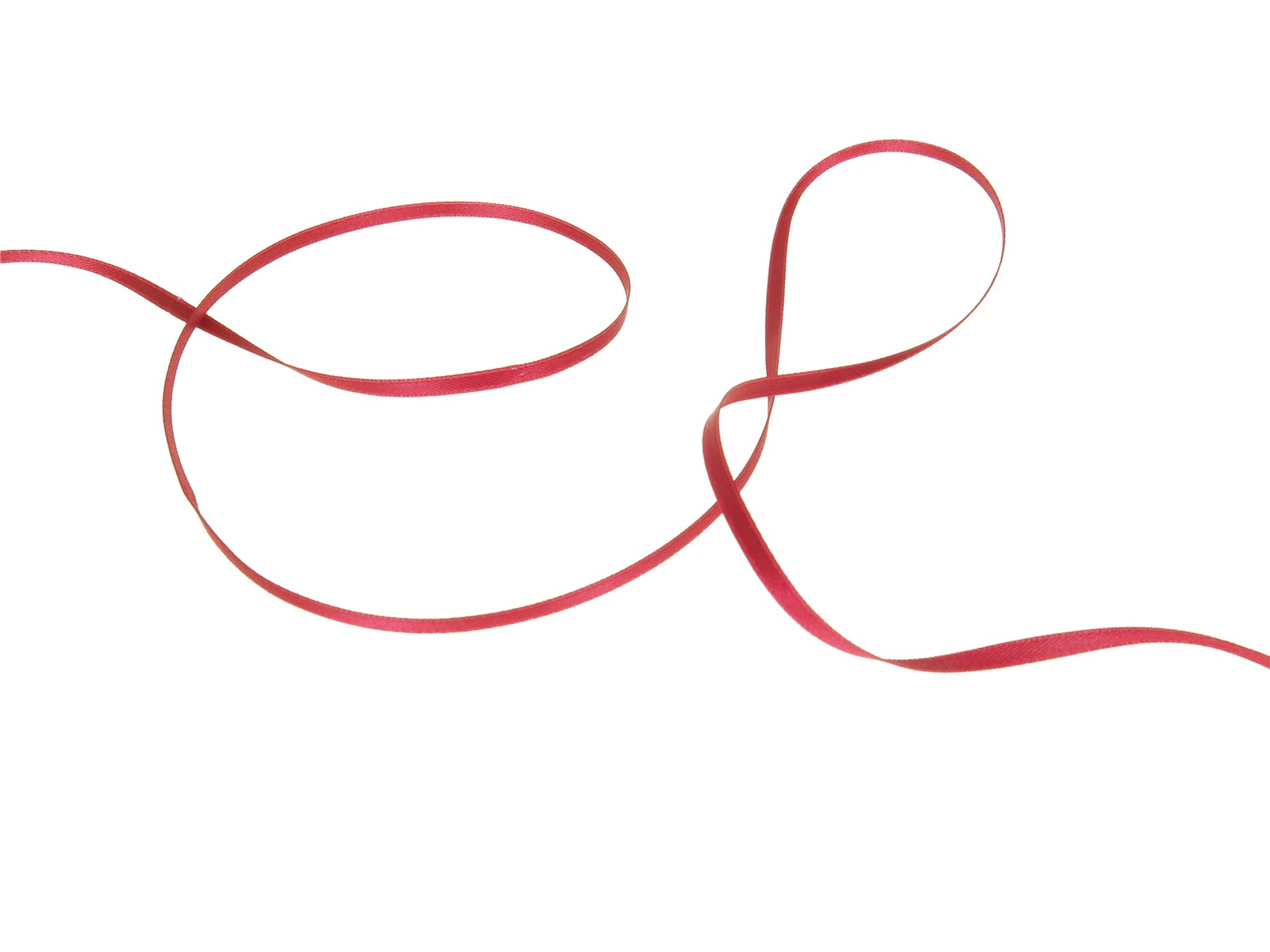 Double Face Satin Ribbon - Plain - 78 Wine - 3 mm