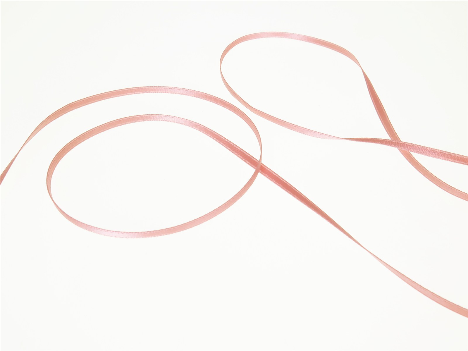Double Face Satin Ribbon - Plain - 15 Blush - 3 mm