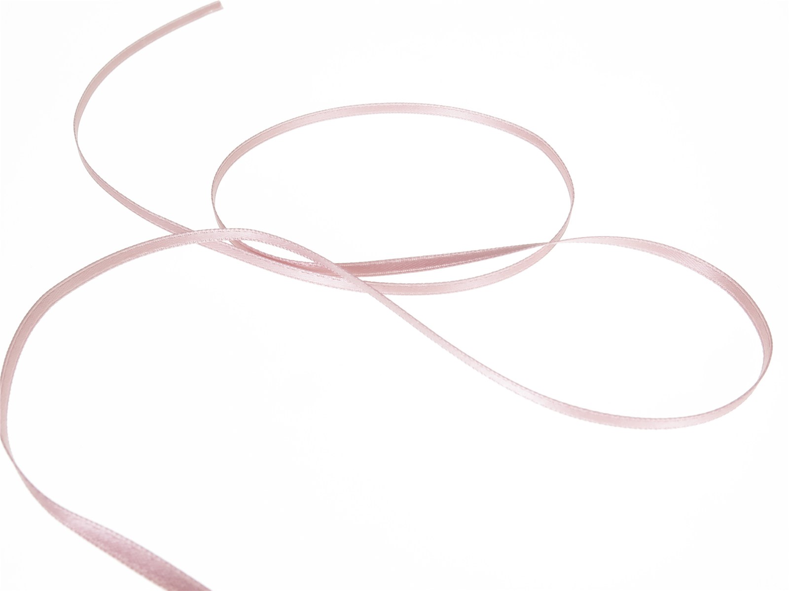 Double Face Satin Ribbon - Plain - 225 Almond Blossom - 3 mm