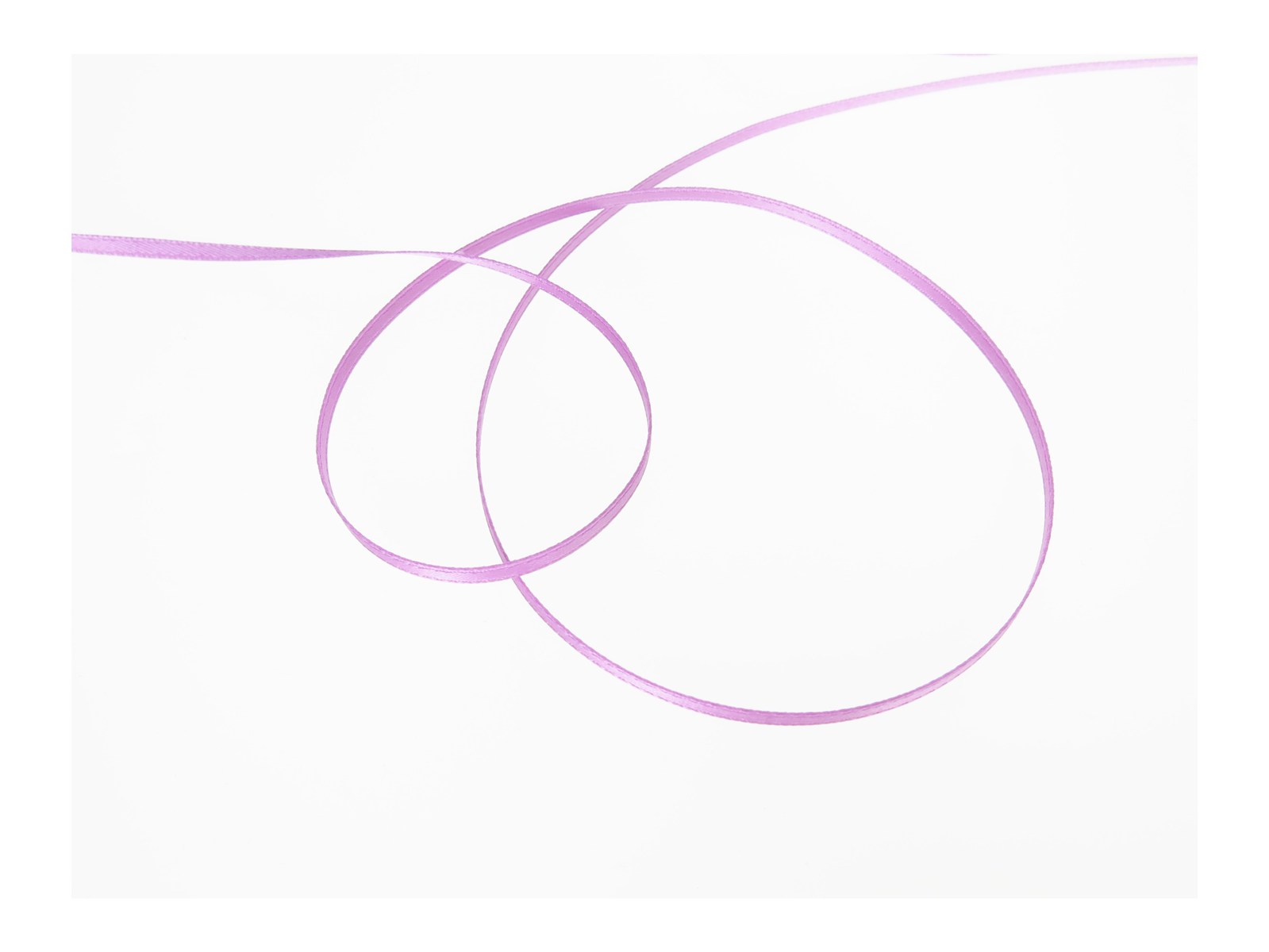 Double Face Satin Ribbon - Plain - 423 Lilas - 3 mm