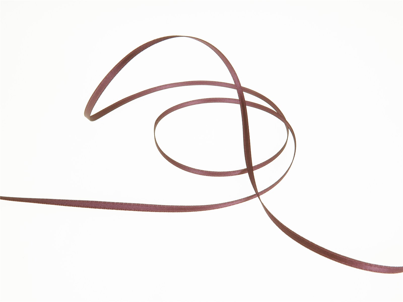 Double Face Satin Ribbon - Plain - 456 Prune - 3 mm